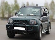 Suzuki Jimny 1998–2018 Karjapuskuri F2-01 Black (ruostumaton teräs) kuva 3