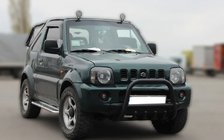Suzuki Jimny 1998–2018 Karjapuskuri F2-01 Black (ruostumaton teräs) kuva 2