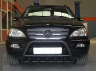 Mercedes ML W163 1997–2005 Karjapuskuri Black (ruostumaton teräs) kuva 2