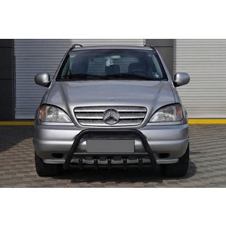 Karjapuskuri Black (ruostumaton teräs) Mercedes ML W163 1997–2005 kuva 4