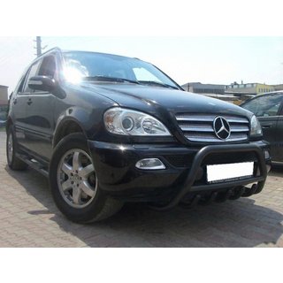 Karjapuskuri Black (ruostumaton teräs) Mercedes ML W163 1997–2005 kuva 1