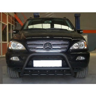 Karjapuskuri Black (ruostumaton teräs) Mercedes ML W163 1997–2005 kuva 2