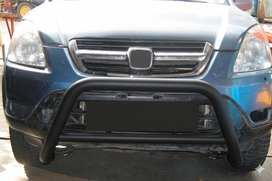 Honda CRV 2001–2006 Karjapuskuri WT005 Black (ruostumaton teräs) Kuva 3