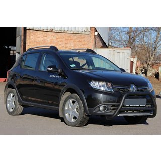 Etukaari WT006 Black (ruostumaton teräs) Dacia Sandero 2013–2020 kuva 4