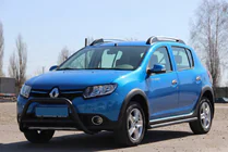 Renault Sandero 2013–2022 Etukaari WT006 Black (ruostumaton teräs) kuva 6