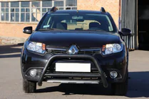 Renault Sandero 2013–2022 Etukaari WT006 Black (ruostumaton teräs) kuva 2