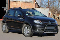 Renault Sandero 2013–2022 Etukaari WT006 Black (ruostumaton teräs) kuva 5