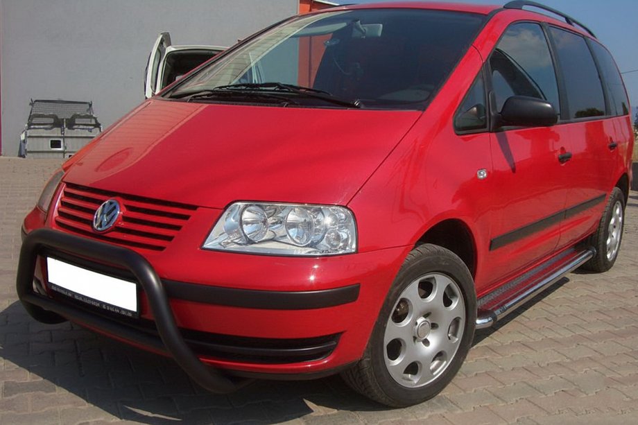 Volkswagen Sharan 1995–2010 Karjapuskuri WT005 Black (ruostumaton teräs) Image