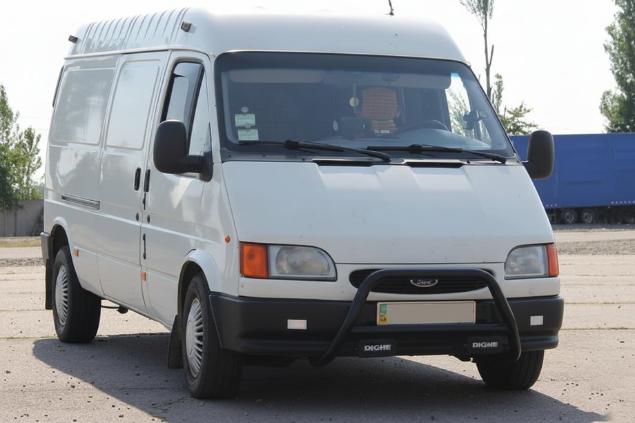 Ford Transit 1991–2000 Karjapuskuri WT006 Black (ruostumaton teräs) Image