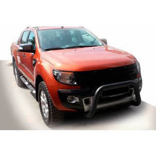 Etupuskurisuoja WT005 Black (ruostumaton teräs) Ford Ranger 2011–2022