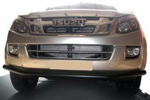 Isuzu D-Max 2011–2019 Etupuskurisuoja ST014 Black (ruostumaton teräs) kuva 1