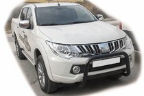 Mitsubishi L200 2015–2024 Karjapuskuri WT005 Black (ruostumaton teräs) kuva 1