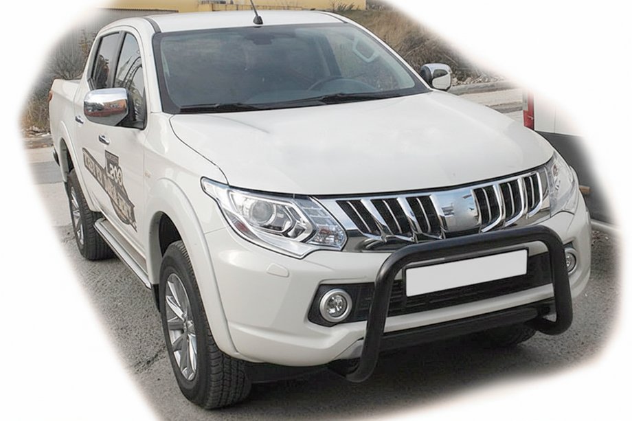 Mitsubishi L200 2015–2024 Karjapuskuri WT005 Black (ruostumaton teräs) Image