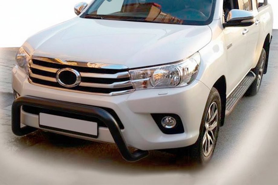 Toyota Hilux 2015– Etusuojakaari WT009 Black (ruostumaton teräs) Image
