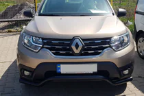 Dacia Duster 2018–2024 Etusuojakaari WT008 Black (ruostumaton teräs) kuva 3