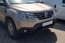 Renault Duster 2018–2024 Etusuojakaari WT008 Black (ruostumaton teräs) kuva 4