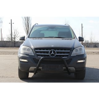 Eturauta WT006 Black (ruostumaton teräs) Mercedes ML W164 2005–2011 kuva 1
