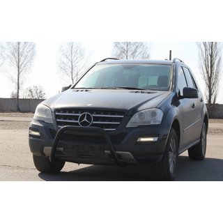 Eturauta WT006 Black (ruostumaton teräs) Mercedes ML W164 2005–2011 kuva 3