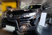 Renault Kadjar 2015–2022 Bullbar Black (ruostumaton teräs) kuva 3