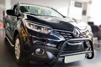 Renault Kadjar 2015–2022 Bullbar Black (ruostumaton teräs) kuva 1