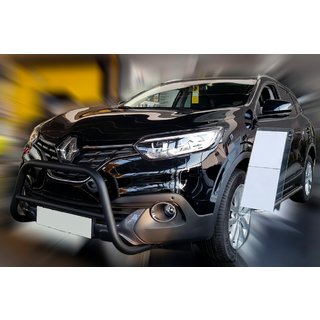 Bullbar Black (ruostumaton teräs) Renault Kadjar 2015–2022 kuva 3