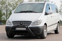 Mercedes Viano 2004–2014 Kelebek WT011 Black puskurirauta (ruostumaton teräs) kuva 3