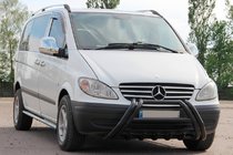 Mercedes Viano 2004–2014 Kelebek WT011 Black puskurirauta (ruostumaton teräs) kuva 2