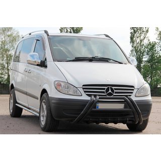 Kelebek WT011 Black puskurirauta (ruostumaton teräs) Mercedes Viano 2004–2014 kuva 2