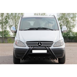 Kelebek WT011 Black puskurirauta (ruostumaton teräs) Mercedes Vito W639 2004–2014 kuva 1