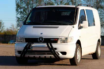 Mercedes Vito W638 1996–2003 Kelebek WT011 Black puskurirauta (ruostumaton teräs) kuva 2