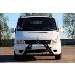 Kelebek WT011 Black puskurirauta (ruostumaton teräs) Mercedes Vito W638 1996–2003 kuva 3