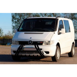 Kelebek WT011 Black puskurirauta (ruostumaton teräs) Mercedes Vito W638 1996–2003 kuva 2