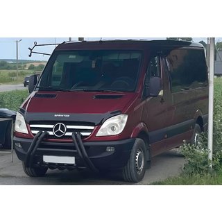 Puskurirauta F1-01M Black (2006-2013, ruostumaton teräs) Mercedes Sprinter W906 2006–2018