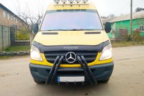 Mercedes Sprinter W906 2006–2018 Bullbar F1-01 Black (2013-2018, ruostumaton teräs) kuva 4