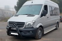 Mercedes Sprinter W906 2006–2018 Bullbar F1-01 Black (2013-2018, ruostumaton teräs) kuva 3