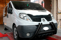 Renault Trafic 2001–2015 Bullbar F1-01 Black (ruostumaton teräs) kuva 2