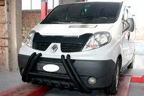 Renault Trafic 2001–2015 Bullbar F1-01 Black (ruostumaton teräs) kuva 3