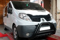 Nissan Primastar 2002–2014 Bullbar F1-01 Black (ruostumaton teräs) kuva 2
