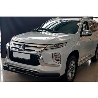 Etusuojakaari ST085 Black (2020+, ruostumaton teräs) Mitsubishi Pajero Sport 2015–