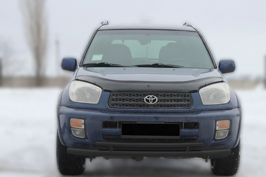 Toyota Rav 4 2001–2005 Etusuojakaari ST014-1 Black (ruostumaton teräs) Image