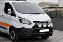 Ford Custom 2013–2022 Puskurirauta WT022 Black (ruostumaton teräs) kuva 1