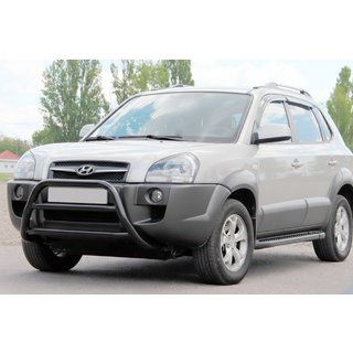 Puskurirauta WT022 Black (ruostumaton teräs) Hyundai Tucson JM 2004– kuva 2