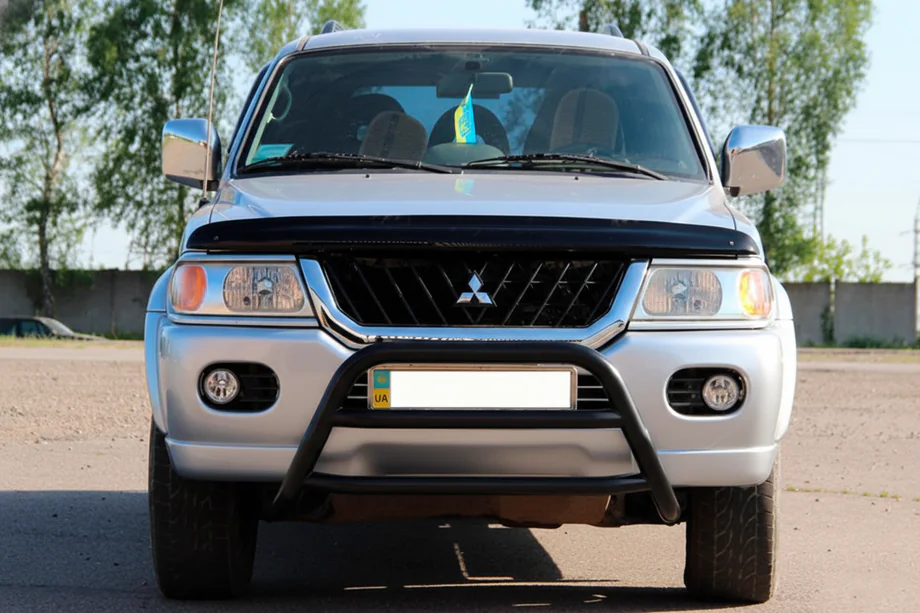 Mitsubishi Pajero Sport 1996–2007 Karjapuskuri WT022 Black (ruostumaton teräs) Image