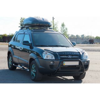 Karjapuskuri WT025 Black (ruostumaton teräs) Hyundai Tucson JM 2004– kuva 1