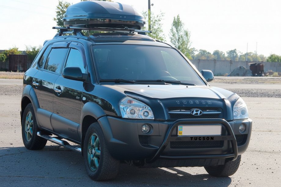 Hyundai Tucson JM 2004– Karjapuskuri WT025 Black (ruostumaton teräs) Image