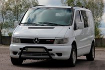 Mercedes Vito W638 1996–2003 Puskurirauta WT022 Black (ruostumaton teräs) kuva 2