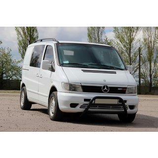 Puskurirauta WT022 Black (ruostumaton teräs) Mercedes Vito W638 1996–2003 kuva 3