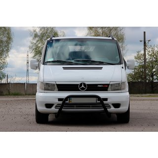 Puskurirauta WT022 Black (ruostumaton teräs) Mercedes Vito W638 1996–2003 kuva 1