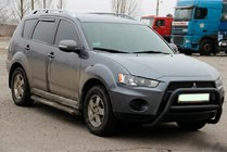 Mitsubishi Outlander 2006–2012 Karjapuskuri WT007 Black (ruostumaton teräs) kuva 1