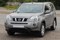 Nissan X-trail T31 2007–2014 Karjapuskuri WT007 Black (ruostumaton teräs) kuva 3